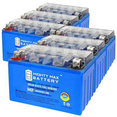 $169.99 • Buy Mighty Max YTX9-BSGEL 12V 8AH GEL Replaces E-Ton 150 Viper150R 13 - 6 Pack