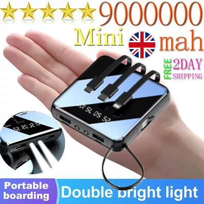 9000000mAh Power Bank Portable Fast Charger Battery Pack USB For Mobile Phone • £15.99