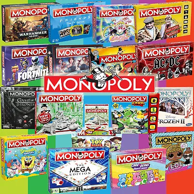 Monopoly Board Game 2021 Mega Selection - By Hasbro & Winning Moves • £24.97
