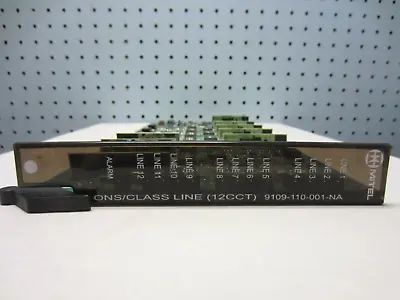 Mitel SX-200 12-Port ONS CLASS Line Card (9109-110-001-NA) • $125