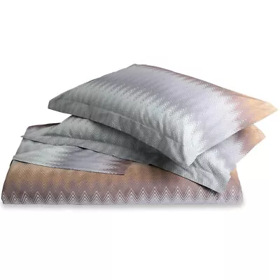 Missoni Home - 1 Sheet And 2 Pillowcases KING Cotton Percale YOKO 165 • $616.88