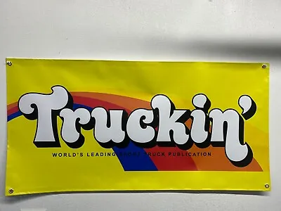 Truckin' Magazine Garage Shop Room Man Cave Banner 24 X48  • $35