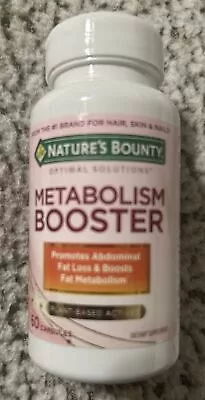 Nature’s Bounty Optimal Solutions Metabolism  Booster 60 Capsules Exp 12/2024 • $11.95