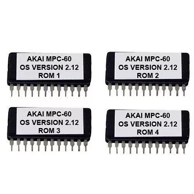 Akai MPC-60 OS 2.12 Operating System Eproms Vintage Sampler MPC60 Eprom Firmware • $32.48