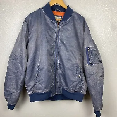 Vintage Lucky Brand Intermediate MA-1 Flying Style Flight Bomber Jacket Size XL • $60