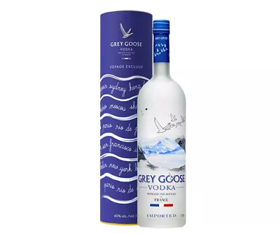 Grey Goose Riviera Limited Edition With Gift Tin French Vodka 1L • $147.39