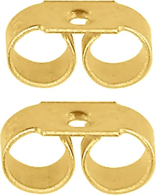 9ct Gold Hallmarked Replacement Earring Backs Butterflies 5mm -a2b • £17.59