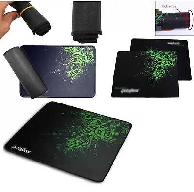 Extra Large Size Gaming Mouse Pad Desk Mat Anti-slip Rubber Speed Black & Green • $7.49