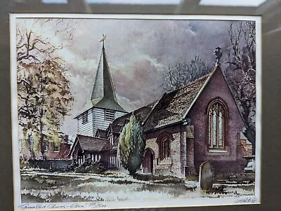 Greensted Church Essex Artist Proof Original Artwork Signed • £64