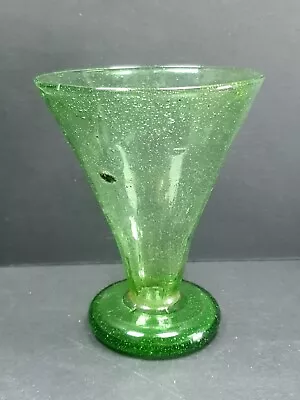 Antique 18th Century Green Bubbled Drinking Glass German • £66.50