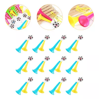 12 Pcs Plastic Trumpet Child Football Toys Playset • £11.95