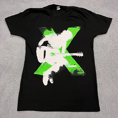Ed Sheeran Shirt Adult Medium Black X Tour 2014 Rock Me Concert Band Retro Mens • $8.78