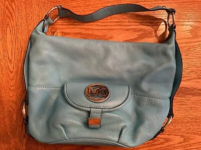 MK Michael Kors Turquoise Leather Bag • $12