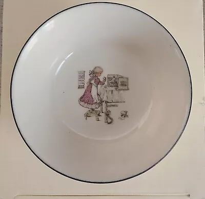 Vintage Lenox Child's Bowl Blond Girl Playing W/dollhouse • $9.99