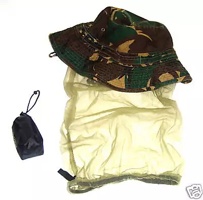 NATO ISSUE MOSQUITO HEAD NET Army Olive Military Spec Midge Insect Mesh Fishing • $9.57