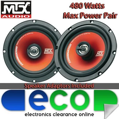 £69.99 • Buy Toyota Avensis 05-14 MTX 16cm 6.5 Inch 480 Watts 2 Way Front Door Car Speakers