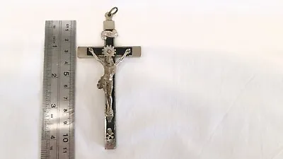 Antique Cross Skull Memento Mori Pendant Crucifixes Religion Rare ! (Еb1 ) • $69
