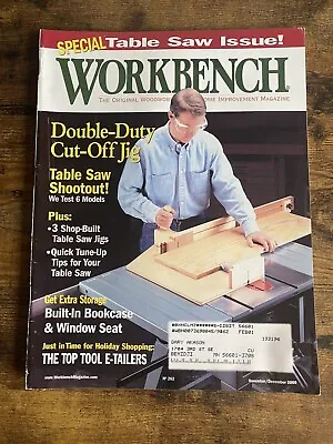 Vintage November/December 2000 Workbench Magazine Wodworking Home Improvement • $12.99