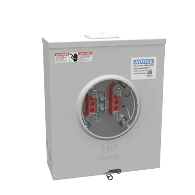 Milbank U7043-XL-TG-KK 200 Amp 4-Terminal Ringless Meter Socket Base OH/UG • $179.99