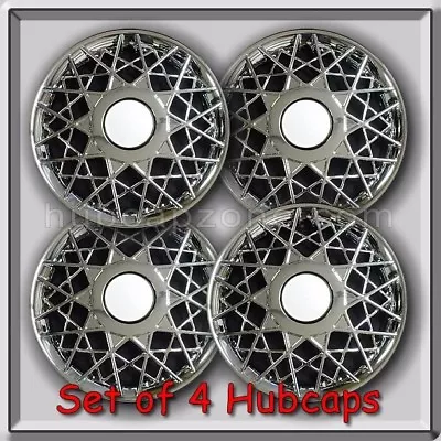 4 16  1998-2002 Mercury Grand Marquis Hubcaps Wheel Covers 16  Chrome Mesh • $120