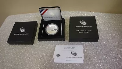 2015-P  March Of Dimes Commemorative Silver Dollar OGP Box & COA Proof • $34.95