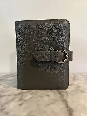 Franklin Covey CO AVA 6 Ring Binder 7.5”x6” Charcoal Retail $79 • $16.80