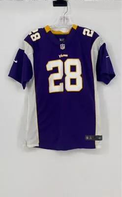 Nike Mens Purple White Minnesota Vikings Adrian Peterson#28 Jersey Size X-Large • $9.99