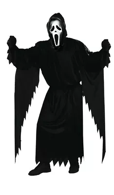 Scream Costume Adult Ghostface Scary Ghost Face Halloween Mens Adult Size. • $25.95