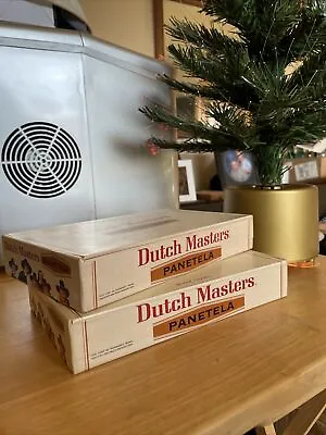 Vintage Dutch Masters Panetela Cigar Box Empty (2 Boxes Sold Separately) • $7