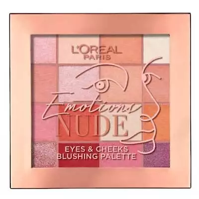 L'Oreal Emotions Nude Eyes & Cheeks Blushing Palette - 01 • £9.99