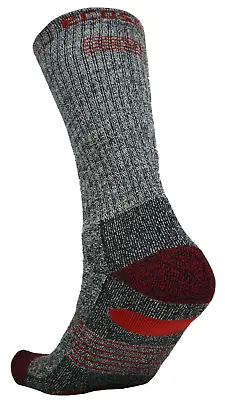 3 Pair ECOSOX Hiking Socks BAMBOO Odor Resistant Med. 9-11 Blister Free 4300-1 • $34.60