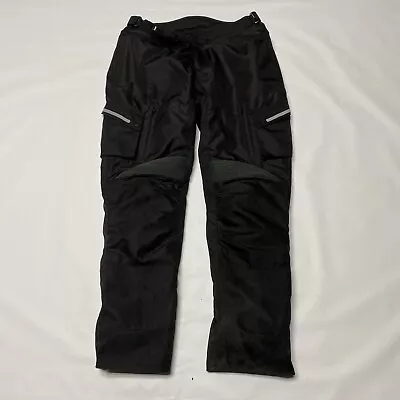 SEDICI Adv Series Motorcycle Pants With Liner Black 36 Knee Armour Barely Worn L • $79.99