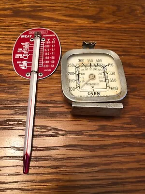 Lot Of 2 Vintage Springfield Meat Oven Thermometers  • $10