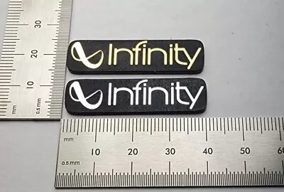 Infinity Reference Speaker Badge Emblem Logo Name Plate Silver OR Gold • $9.95