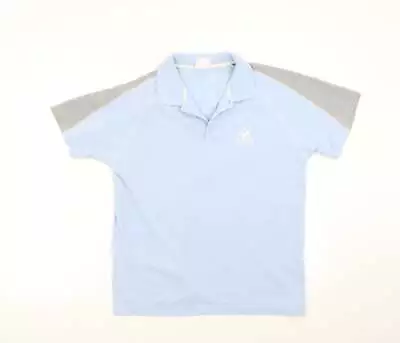 Le Coq Sportif Mens Blue Polyester Polo Size M Collared • £4.50