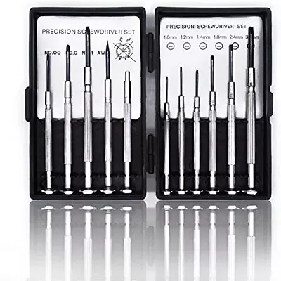 11pcs Mini Screwdriver Set Small Screwdriver Set With 11 Different Size Flathead • $11.42