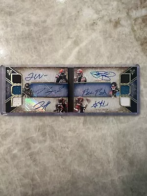 2014 Topps Triple Threads RC RPA Patch Auto Booklet Johnny Manziel Bortles /9 • $146.87