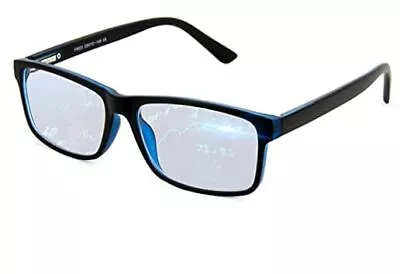 Blue Light Blocking Glasses For Men/Women Anti-Fatigue Black/Black 0.0 X • $42.16