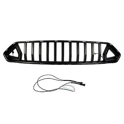 Car Front Grill For 18-21 Ford Mustang LED Wiring Matte Black Grille • $79.34