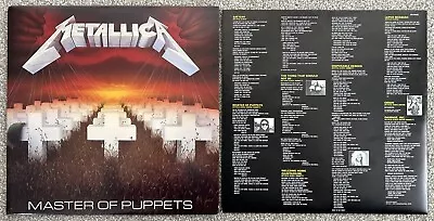 Metallica - Master Of Puppets - Original 1986 Vinyl LP + Inner - Thrash Metal • $24.87