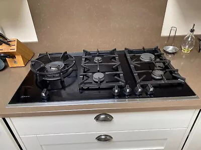 £50 • Buy Neff T29TA79N0 Built-In 90cm Gas Hob - Black