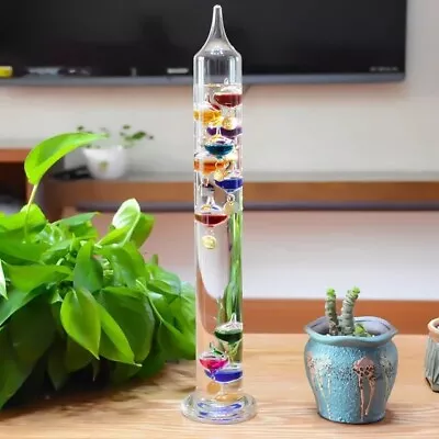 SDL 44cm Galileo Thermometer Decorative Thermometer Color Full • £26