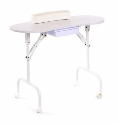 £79.99 • Buy Urbanity Portable Foldable Mobile Manicure Nail Beauty Salon Table Desk White