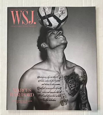 $4.99 • Buy New WSJ Wall Street Journal Magazine MARCUS RASHFORD Men's Style Spring 2021