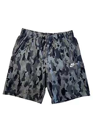 Nike Casual Cotton Shorts Camouflage Print Sweat Size Small Festival Workout • $20