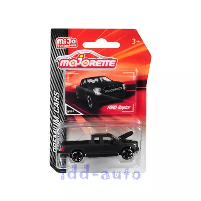 Majorett Eford Raptor F150 Pickup Truck Matt Black 1/72 Diecast Model 3052mj • $6.50