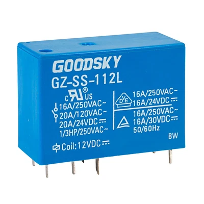 £4.50 • Buy Good Sky GZ-SS-112L 12V 16A SPDT Relay