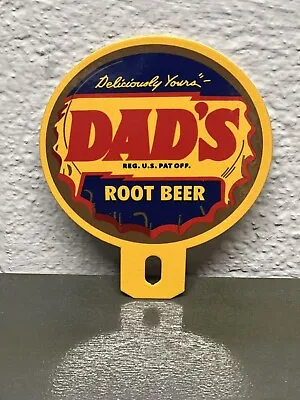 Dad’s Root Beer Metal Plate Topper Sign Soda Beverage Diner Pop Gas Oil Bottle • $29.99