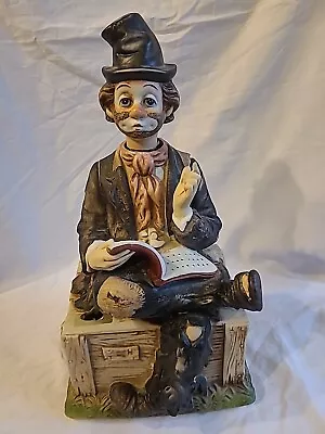 Waco - Melody In Motion Willie The Whistler Hobo Clown Hand Painted Porcelain. • $35.99