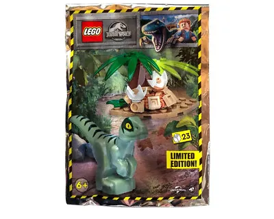 £4.45 • Buy Sealed LEGO Jurassic World Dinos 122221 Raptor Nest With Eggs Polybag + Free P&P